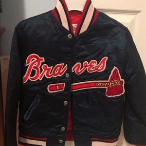 Youth majestic size Youth Med Atlanta Braves Coat